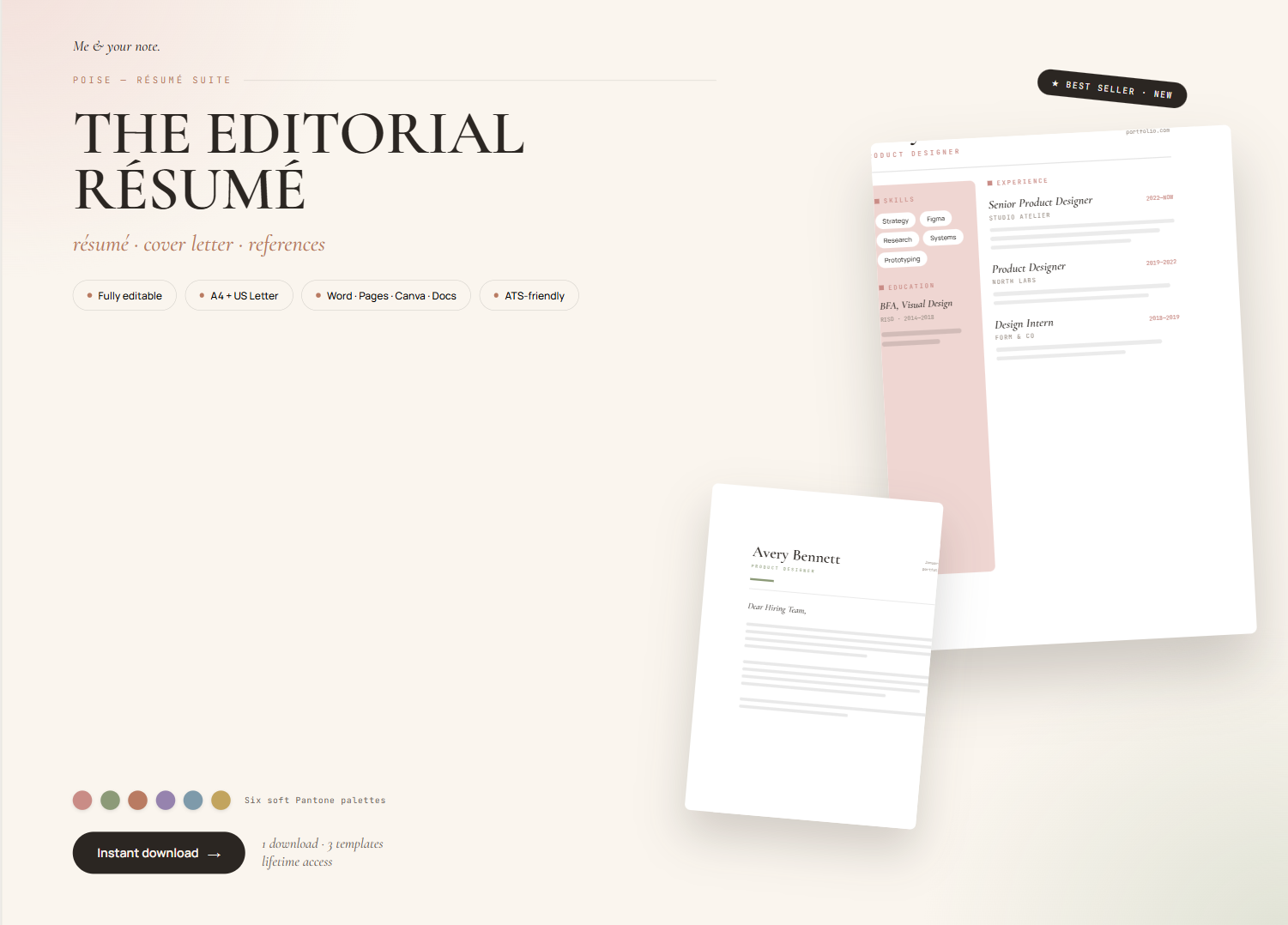 Poise Résumé Suite